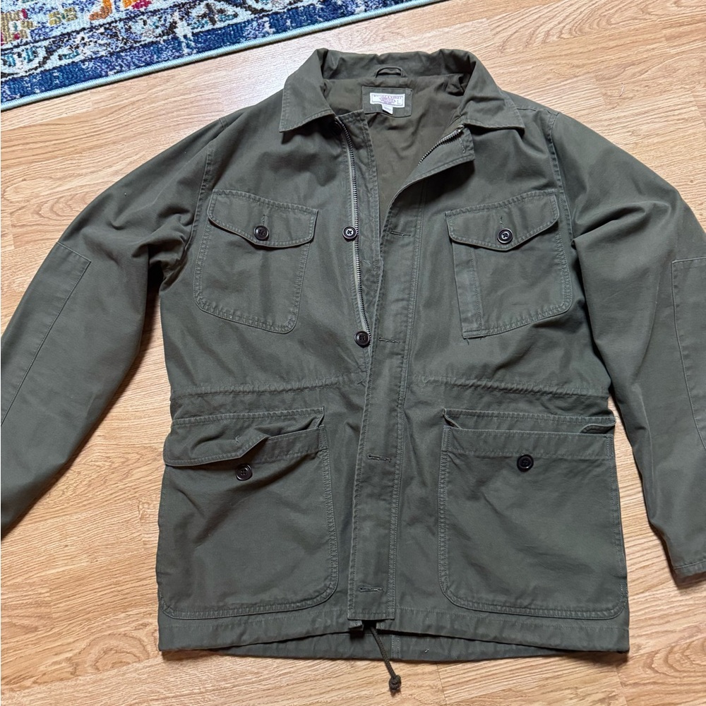 Men's Military Field Jacket in Olive Green - Classic Utility Jacket